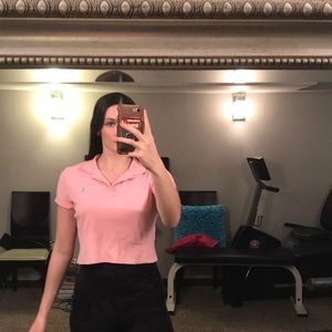 Bubble gum pink Ralph Lauren shirt